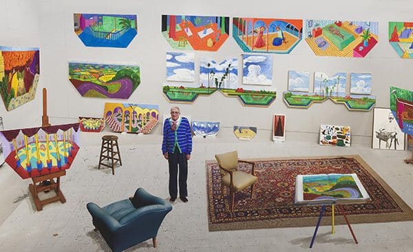 David Hockney; In the Studio.