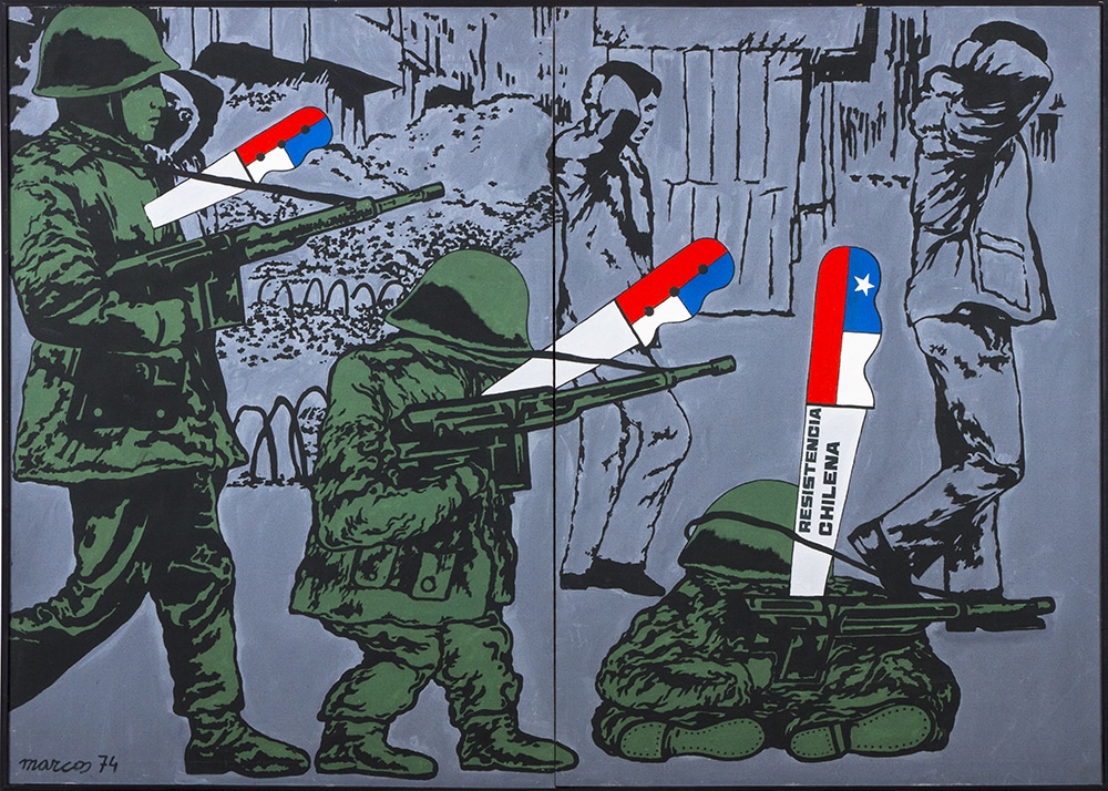 Alejandro Marcos, Résistance, 1974.