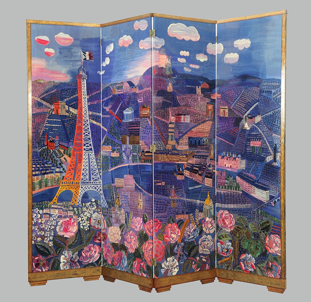 Raoul Dufy et André Groult Panorama de Paris, 1933.