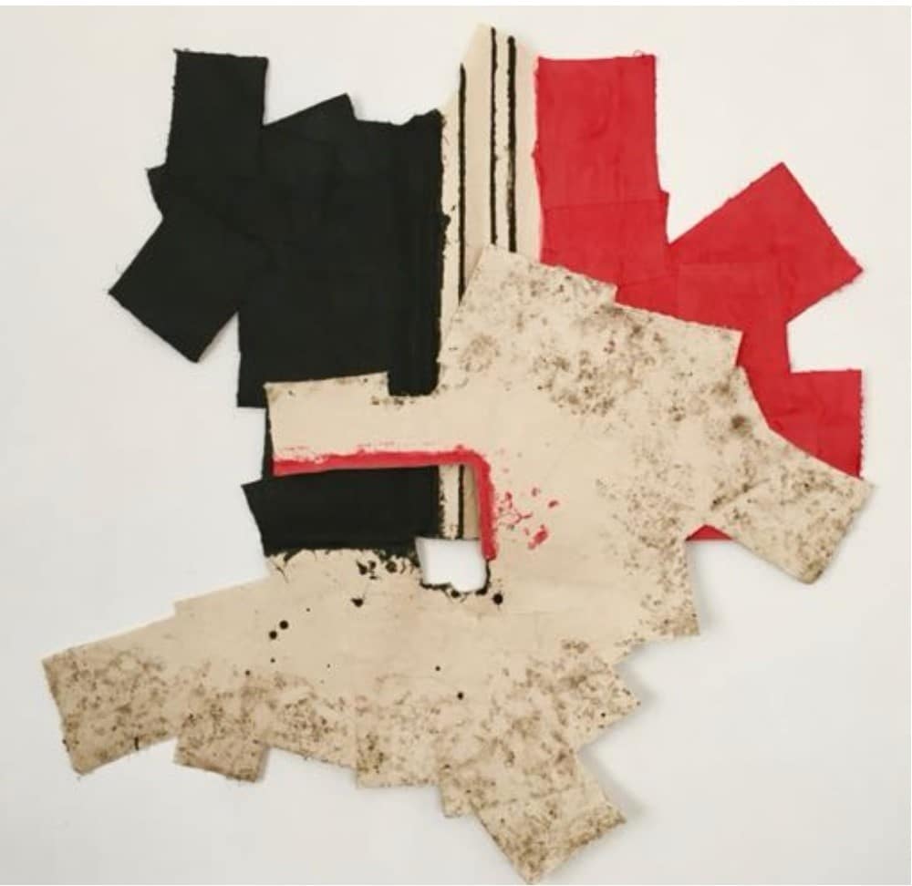 Max Charvolen, ÀVallauris, 53 rue Clement Bel, 2018, sol, mur, huisserie, 115x116cm.